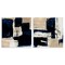Stupell Industries Abstract Navy Neutral 2 pc Canvas Wall Art Set Design by Susan Jill